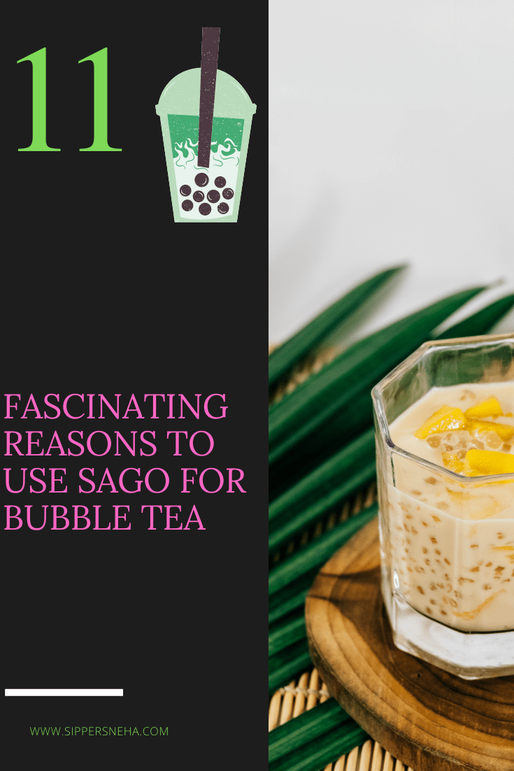 CAN SAGO BE USED FOR BUBBLE TEA?