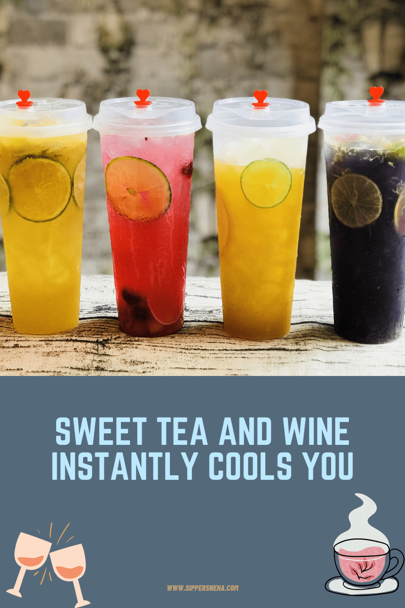 Can you mix wine with tea