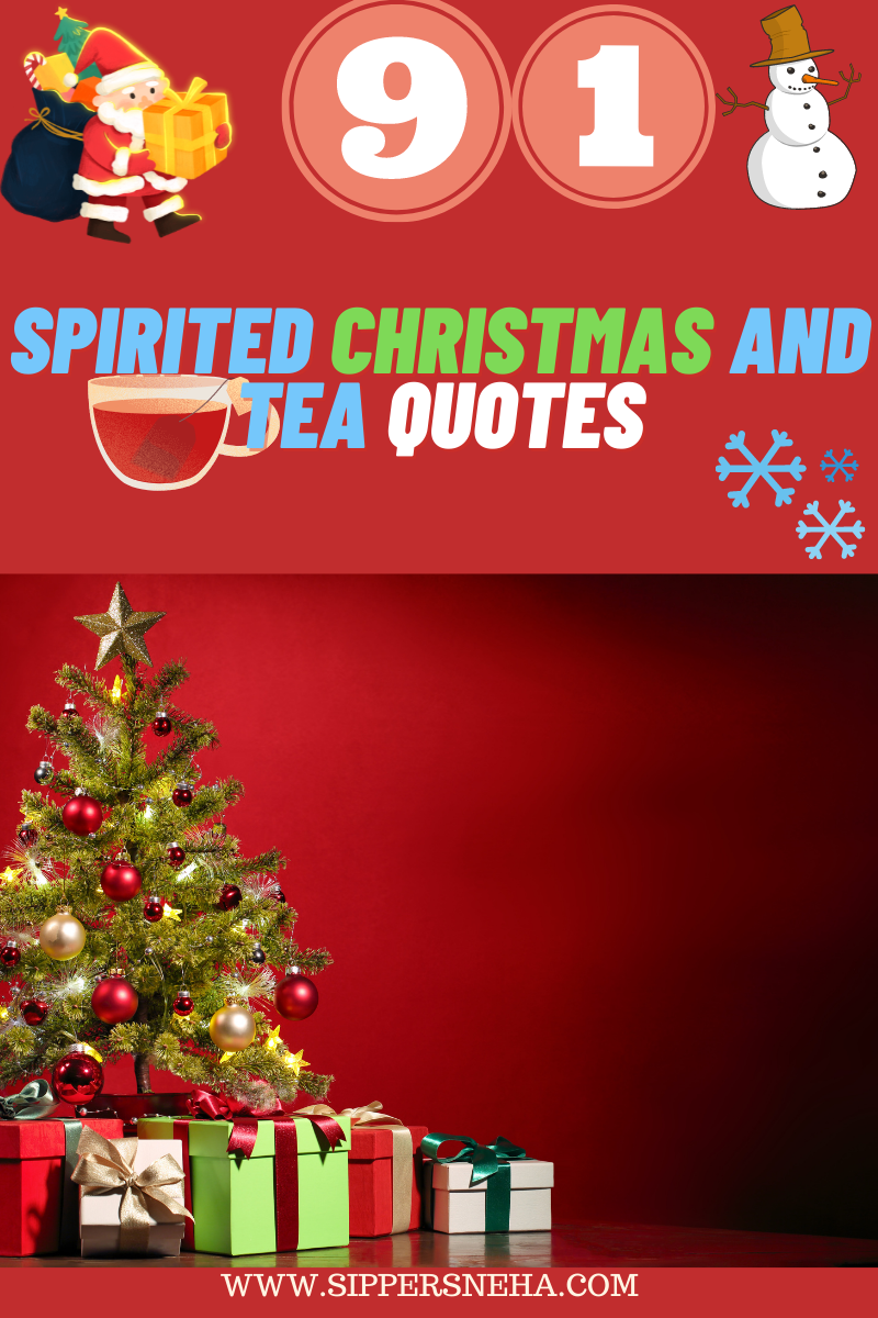 Christmas and tea quotes